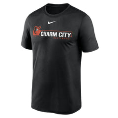 Black Baltimore Orioles Nike Local Home Town T-Shirt