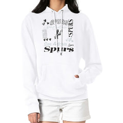 San Antonio Spurs G-III 4Her by Carl Banks Women's Team Collage Graphic Fleece Pullover Hoodie