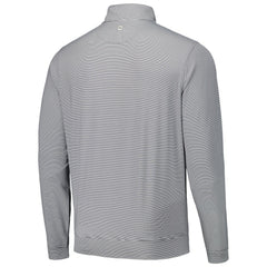 Black San Diego Padres Peter Millar Perth Sugar Stripe Performance Quarter-Zip Top