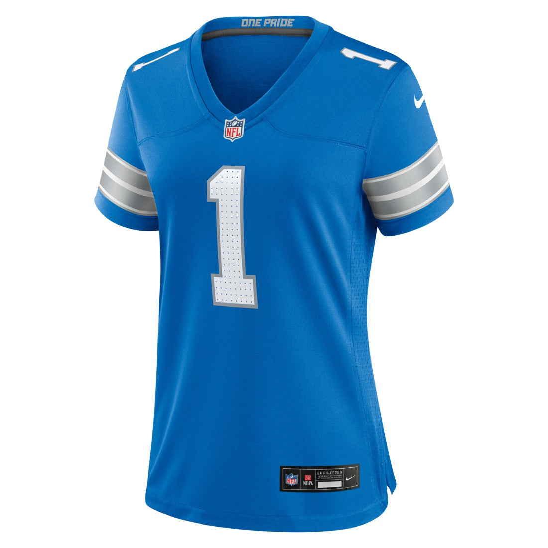 Number 1 Mom  Game Jersey - Detroit Lions Jerseys