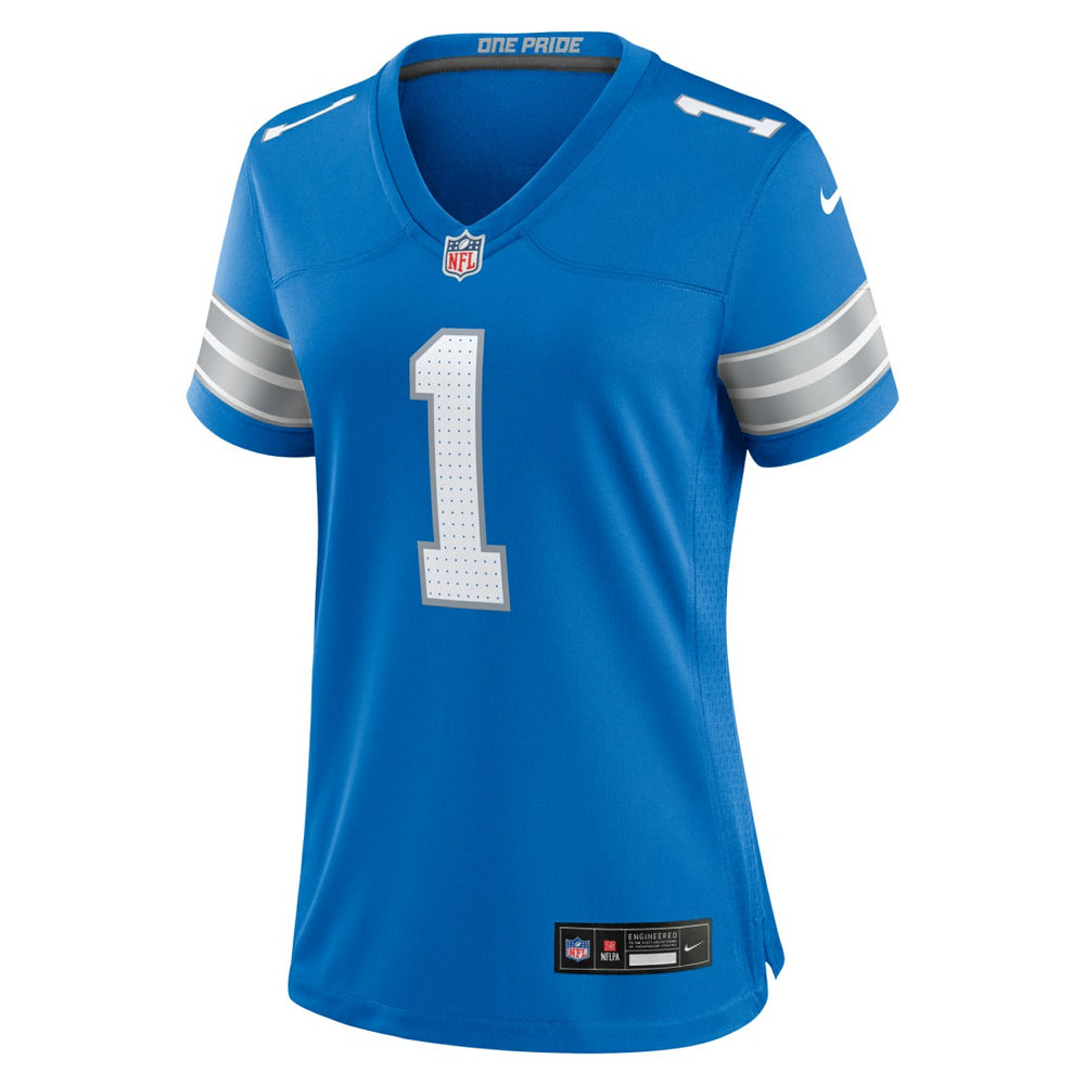 Number 1 Mom  Game Jersey - Detroit Lions Jerseys