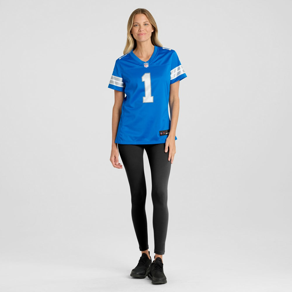 Number 1 Mom  Game Jersey - Detroit Lions Jerseys