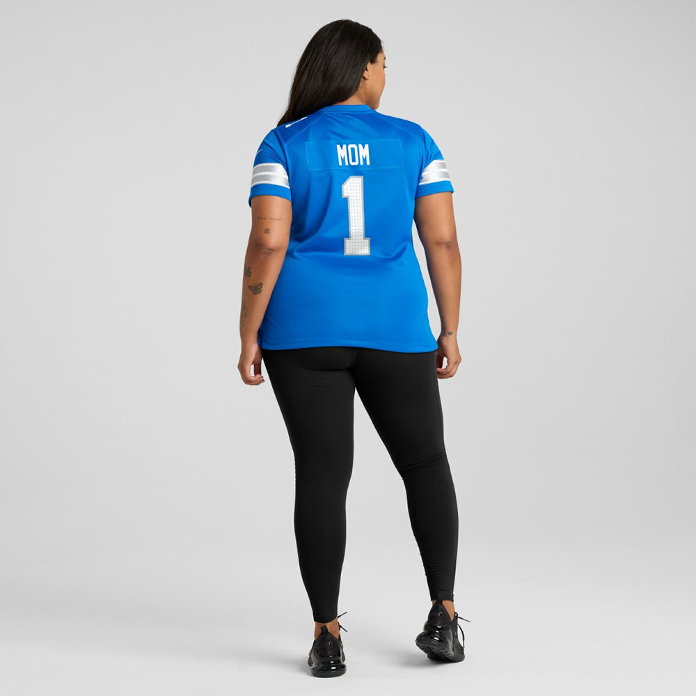Number 1 Mom  Game Jersey - Detroit Lions Jerseys