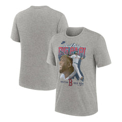 Heather Gray David Ortiz Boston Red Sox Nike Cooperstown Collection Player Local T-Shirt