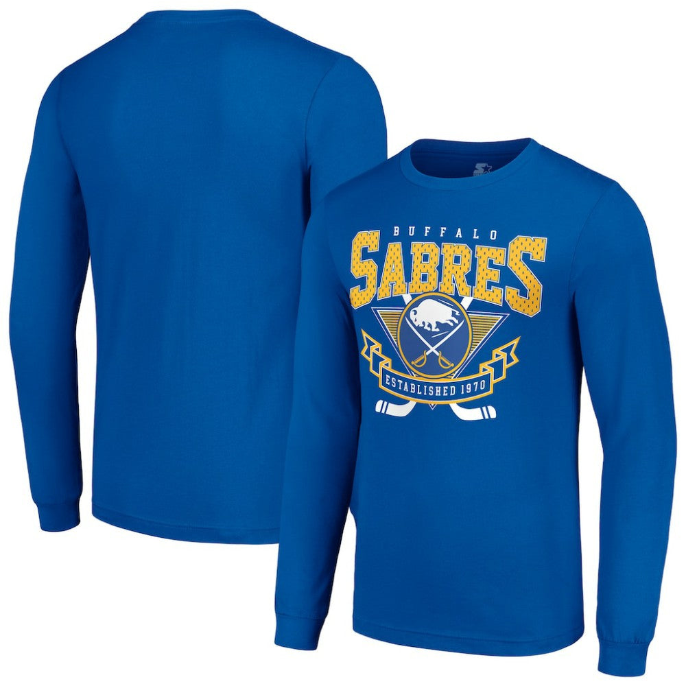 NHL Buffalo Sabres Starter Team Logo Graphic Long Sleeve T-Shirt