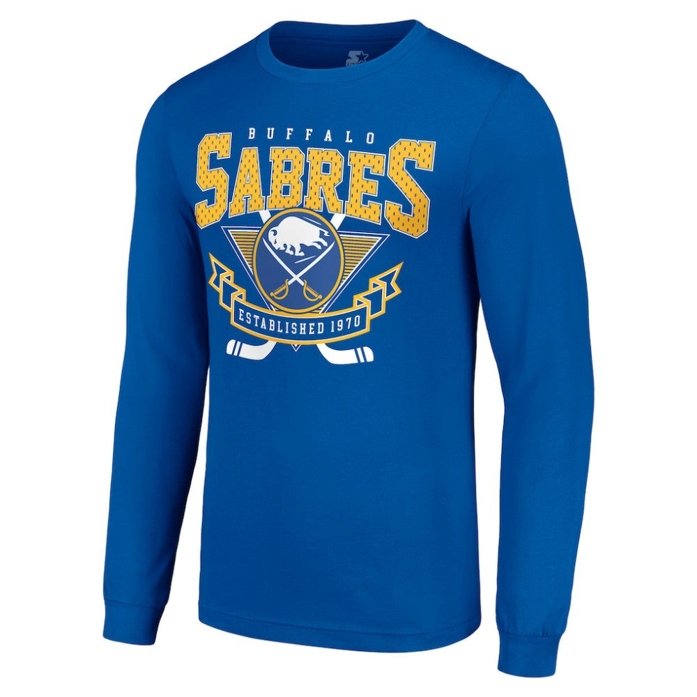 NHL Buffalo Sabres Starter Team Logo Graphic Long Sleeve T-Shirt