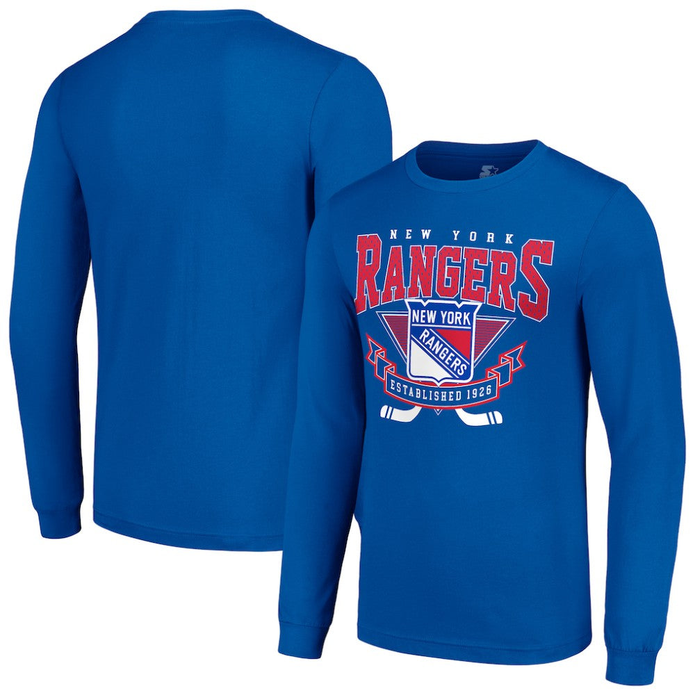 NHL New York Rangers Starter Team Logo Graphic Long Sleeve T-Shirt
