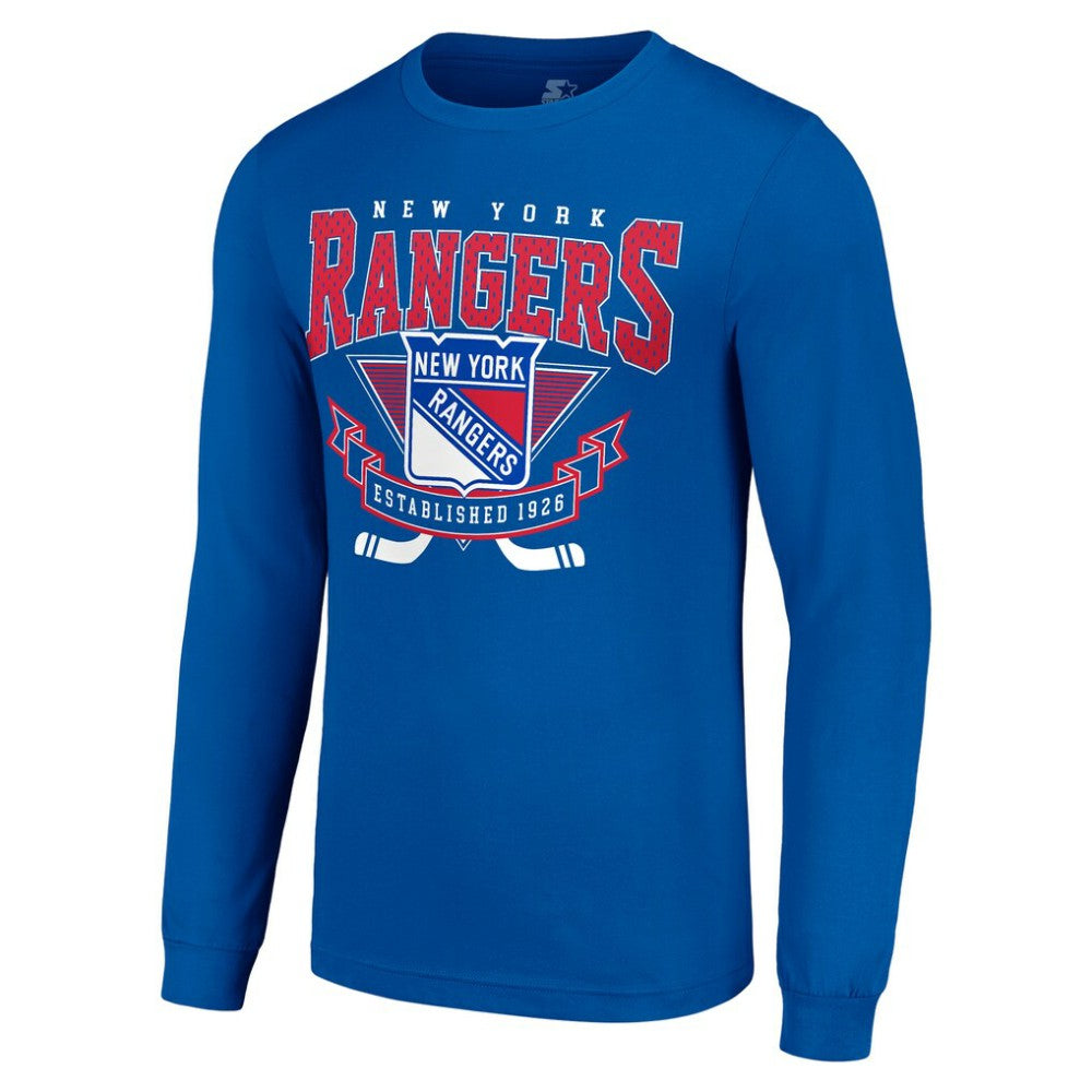 NHL New York Rangers Starter Team Logo Graphic Long Sleeve T-Shirt