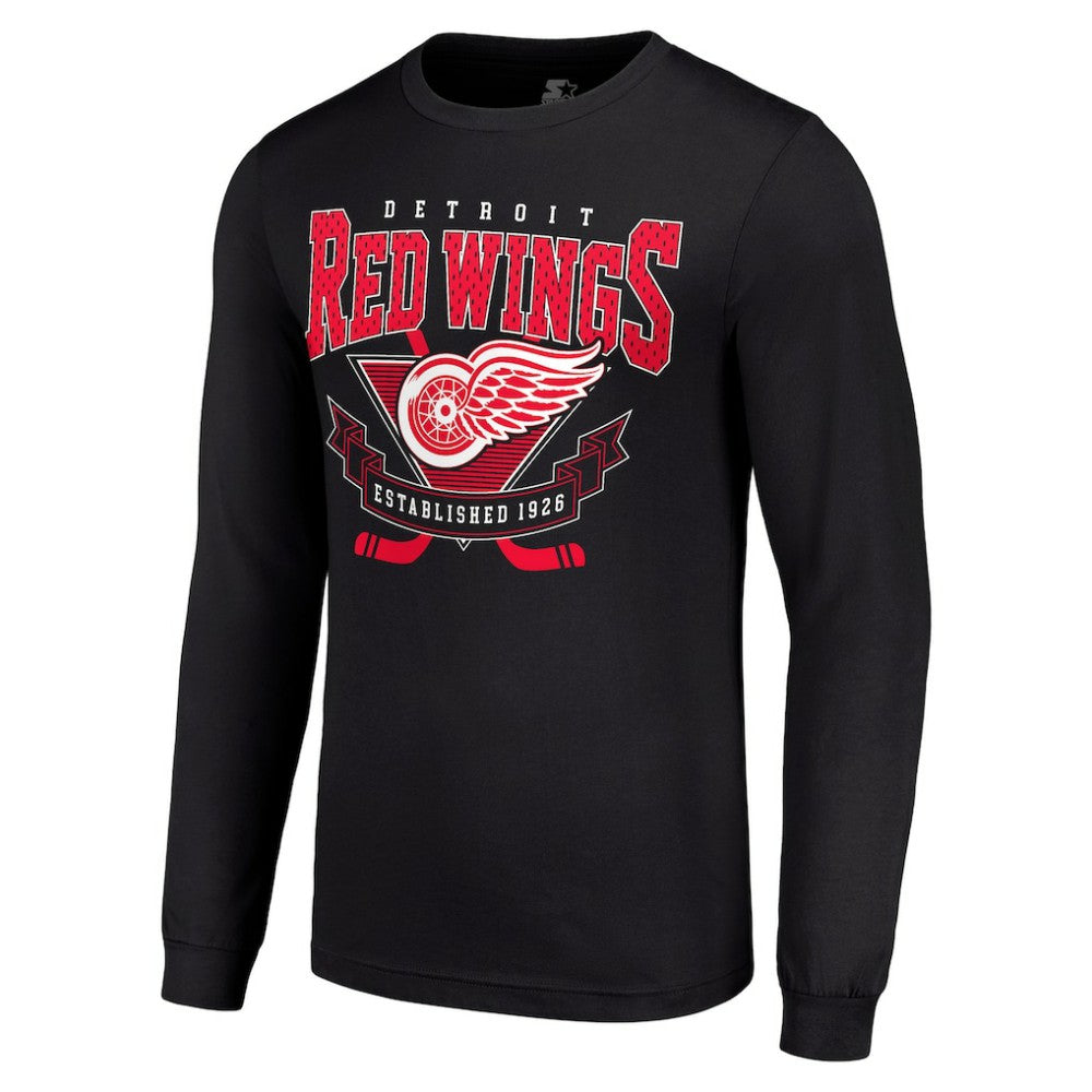 NHL Detroit Red Wings Starter Team Logo Graphic Long Sleeve T-Shirt