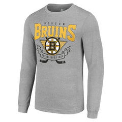 NHL Boston Bruins Starter '80s Inspired Team Logo Long Sleeve T-Shirt