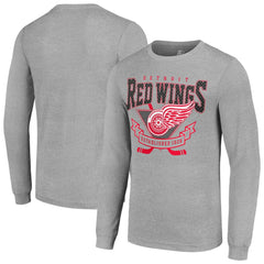 NHL Detroit Red Wings Starter '80s Inspired Team Logo Long Sleeve T-Shirt