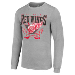 NHL Detroit Red Wings Starter '80s Inspired Team Logo Long Sleeve T-Shirt