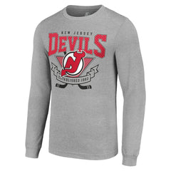 NHL New Jersey Devils Starter '80s Inspired Team Logo Long Sleeve T-Shirt
