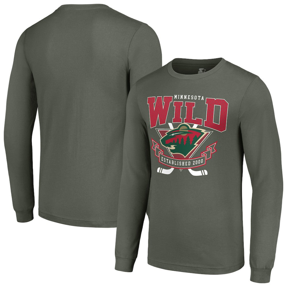 NHL Minnesota Wild Starter Team Logo Graphic Long Sleeve T-Shirt