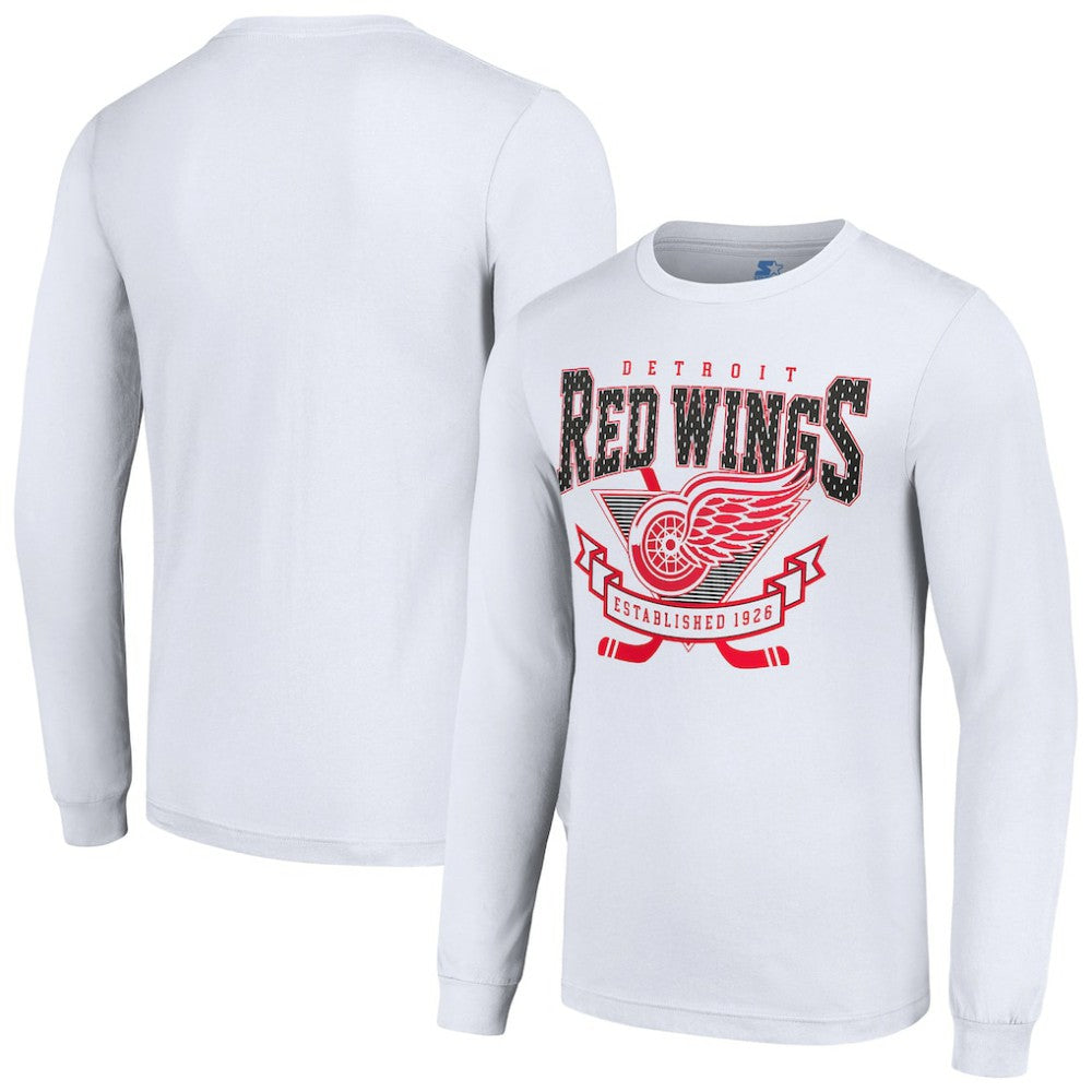 NHL Detroit Red Wings Starter Team Logo Graphic Long Sleeve T-Shirt