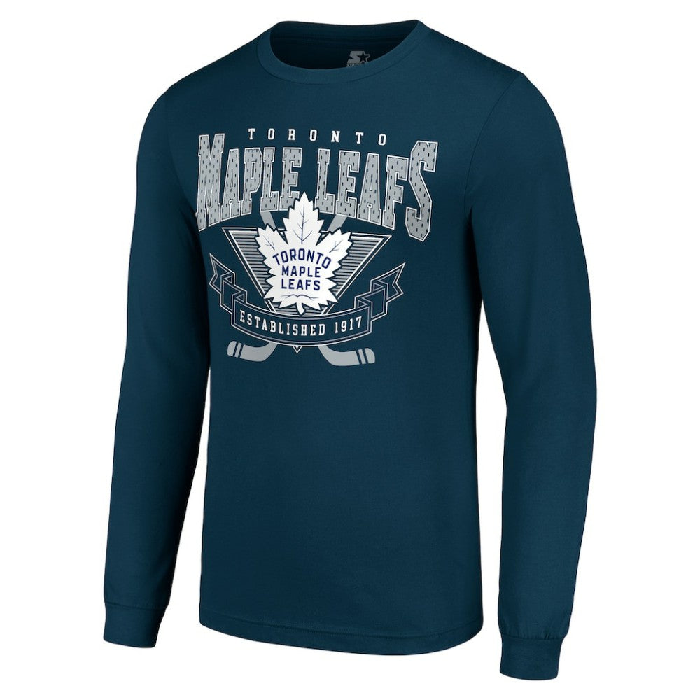 NHL Toronto Maple Leafs Starter Team Logo Graphic Long Sleeve T-Shirt