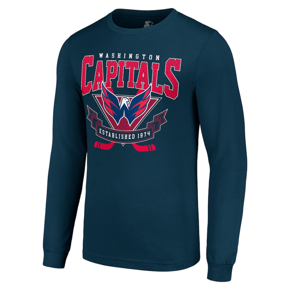NHL Washington Capitals Starter Team Logo Graphic Long Sleeve T-Shirt