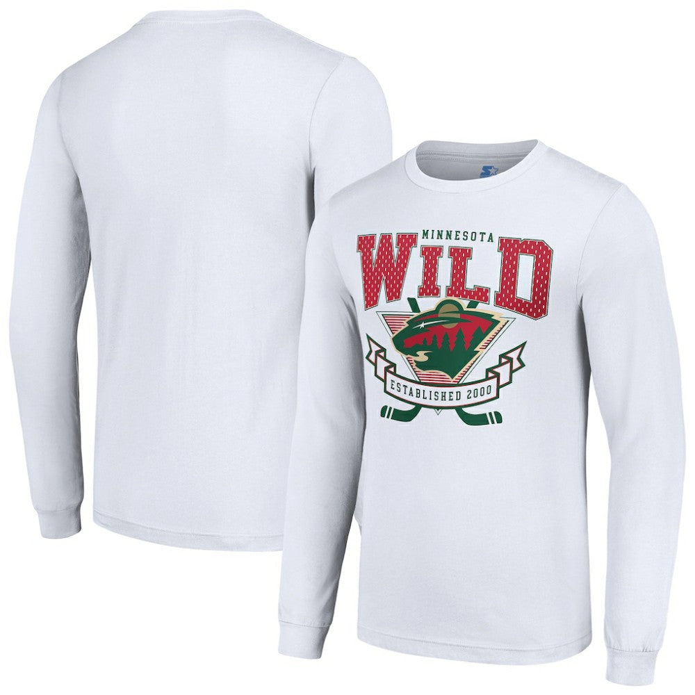 NHL Minnesota Wild Starter Team Logo Graphic Long Sleeve T-Shirt