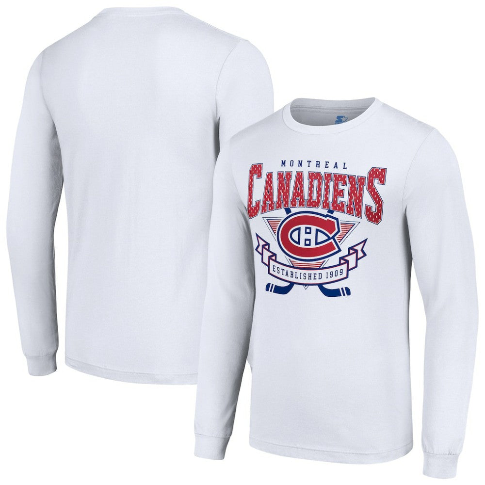 NHL Montreal Canadiens Starter Team Logo Graphic Long Sleeve T-Shirt