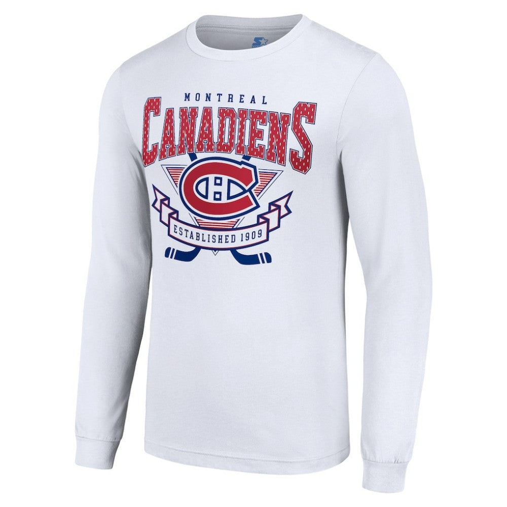 NHL Montreal Canadiens Starter Team Logo Graphic Long Sleeve T-Shirt