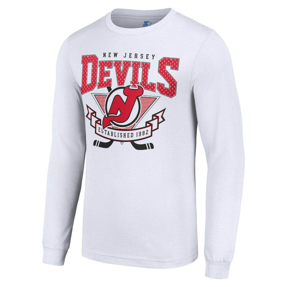 NHL New Jersey Devils Starter Team Logo Graphic Long Sleeve T-Shirt