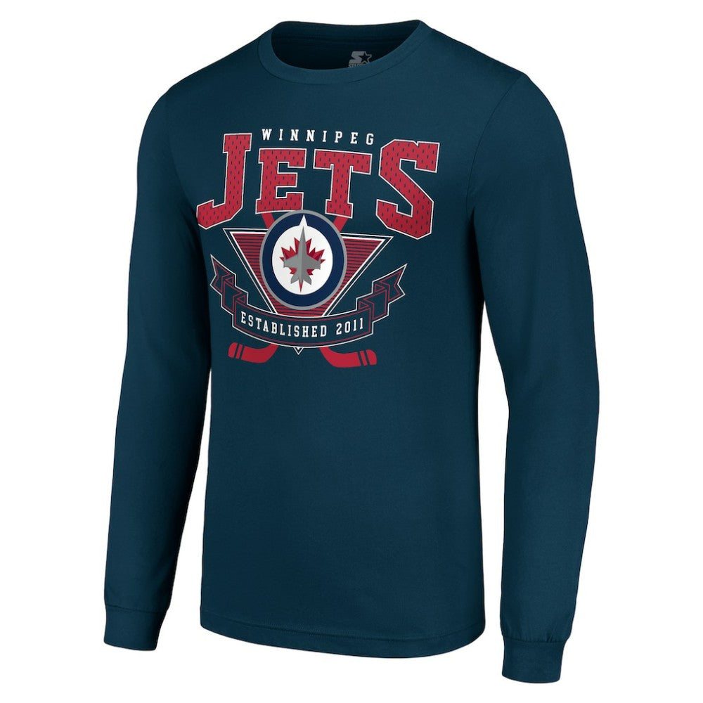 NHL Winnipeg Jets Starter Team Logo Graphic Long Sleeve T-Shirt