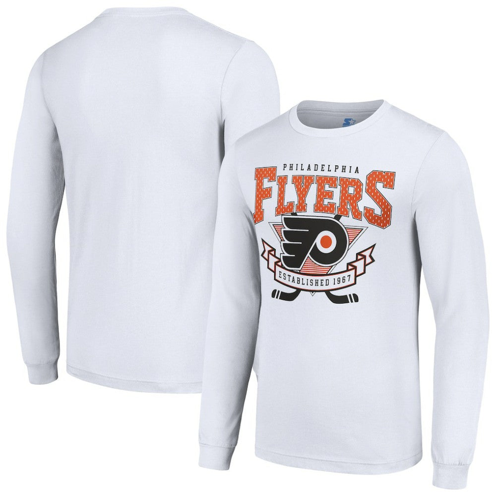NHL Philadelphia Flyers Starter Team Logo Graphic Long Sleeve T-Shirt