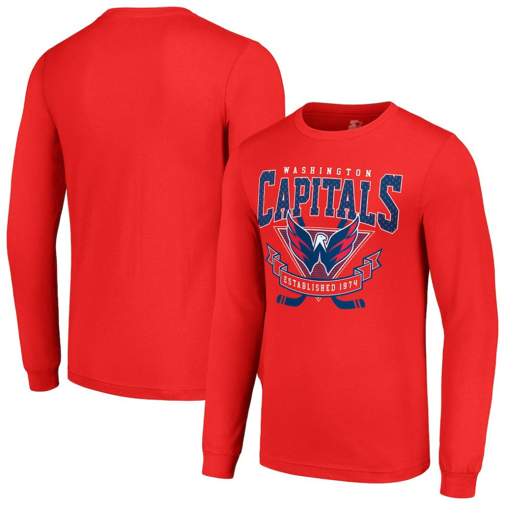 NHL Washington Capitals Starter Team Logo Graphic Long Sleeve T-Shirt