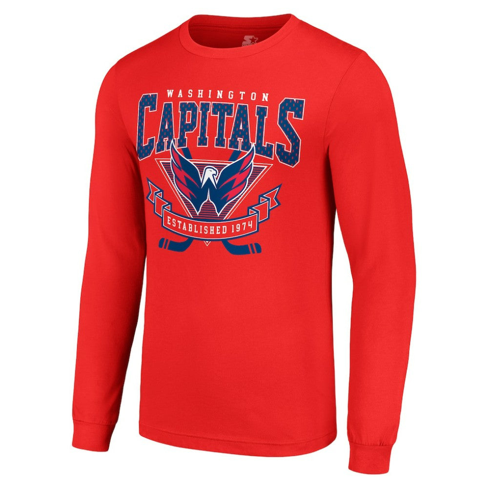 NHL Washington Capitals Starter Team Logo Graphic Long Sleeve T-Shirt