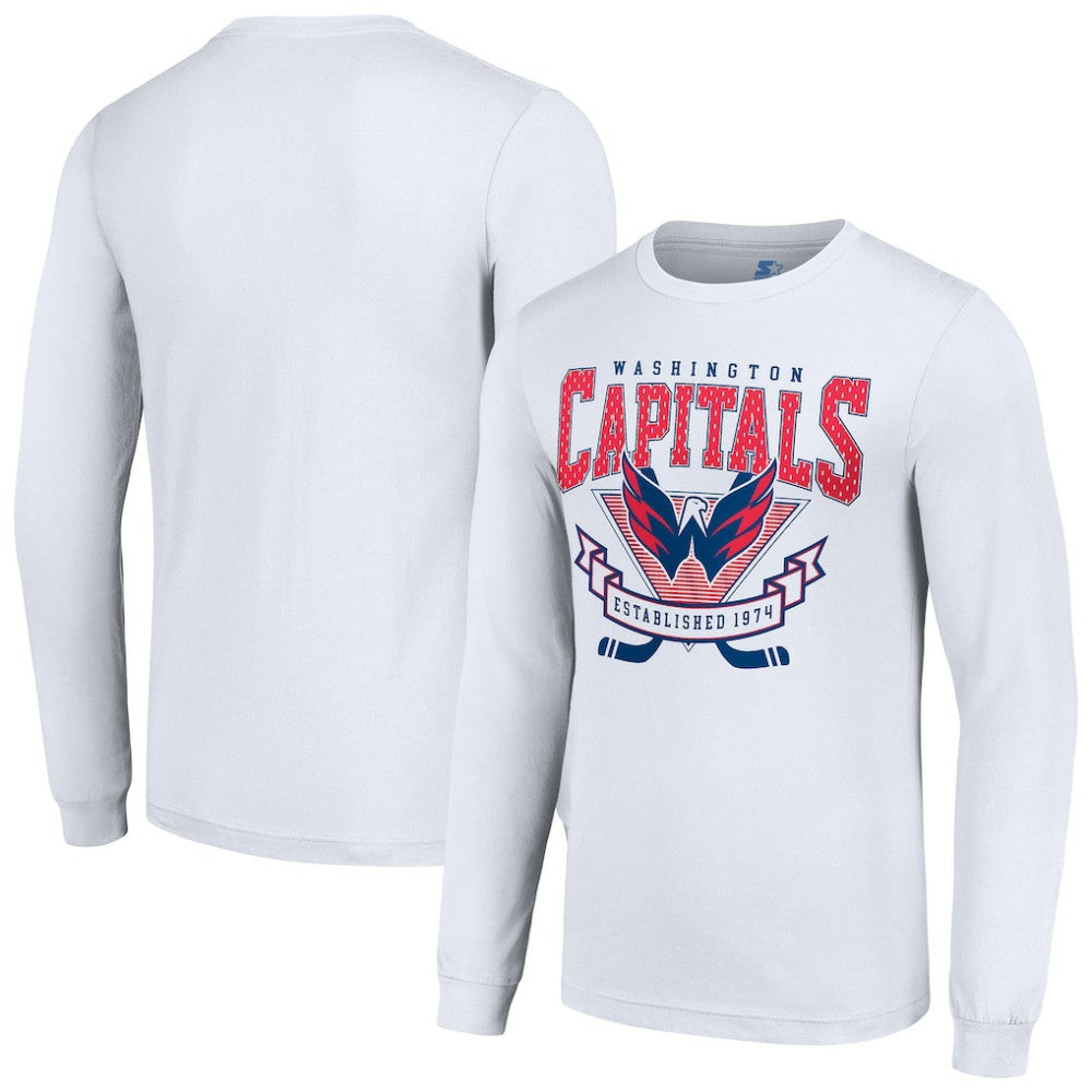 NHL Washington Capitals Starter Team Logo Graphic Long Sleeve T-Shirt