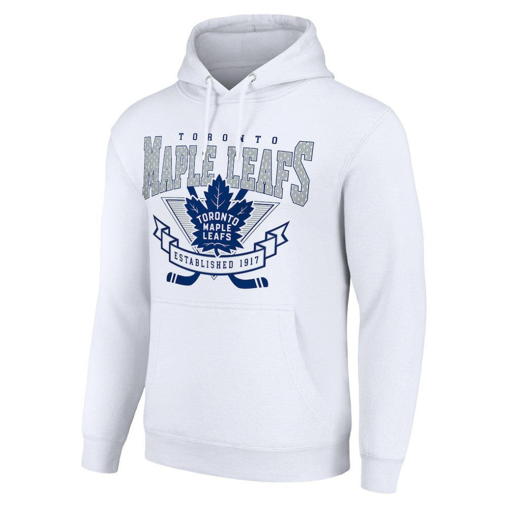 NHL Toronto Maple Leafs Starter Team Logo Graphic Fleece Tri-Blend Pullover Hoodie