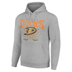 NHL Anaheim Ducks Starter Team Logo Graphic Fleece Tri-Blend Pullover Hoodie