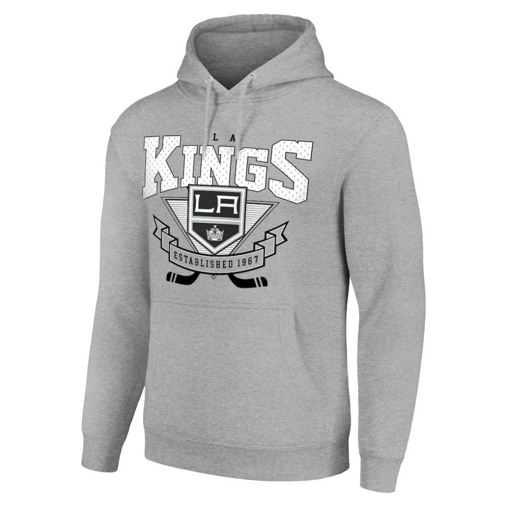 NHL Los Angeles Kings Starter Team Logo Graphic Fleece Tri-Blend Pullover Hoodie