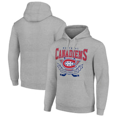 NHL Montreal Canadiens Starter Team Logo Graphic Fleece Tri-Blend Pullover Hoodie