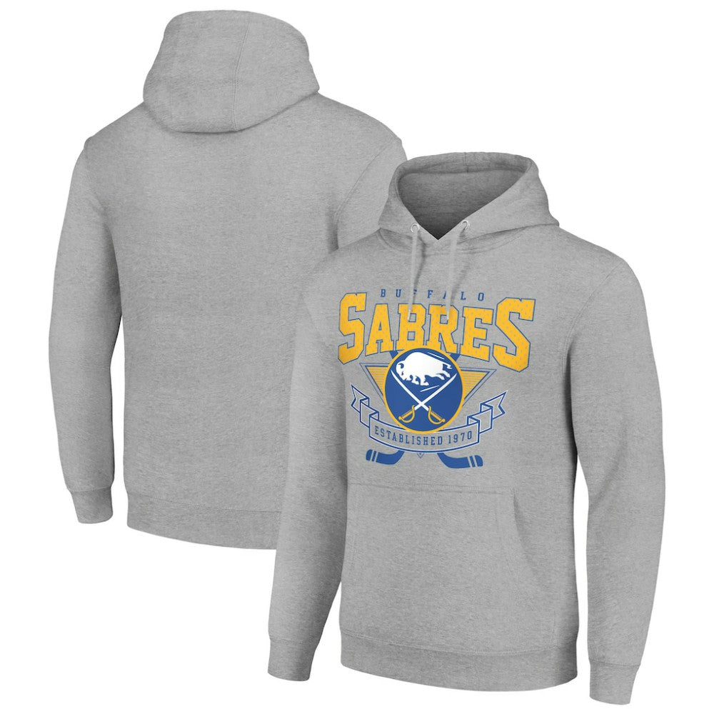 NHL Buffalo Sabres Starter Team Logo Graphic Fleece Tri-Blend Pullover Hoodie