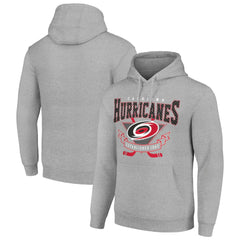 NHL Carolina Hurricanes Starter Team Logo Graphic Fleece Tri-Blend Pullover Hoodie