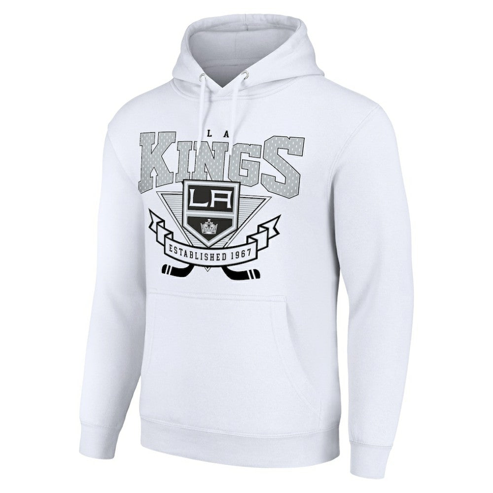 NHL Los Angeles Kings Starter Team Logo Graphic Fleece Tri-Blend Pullover Hoodie