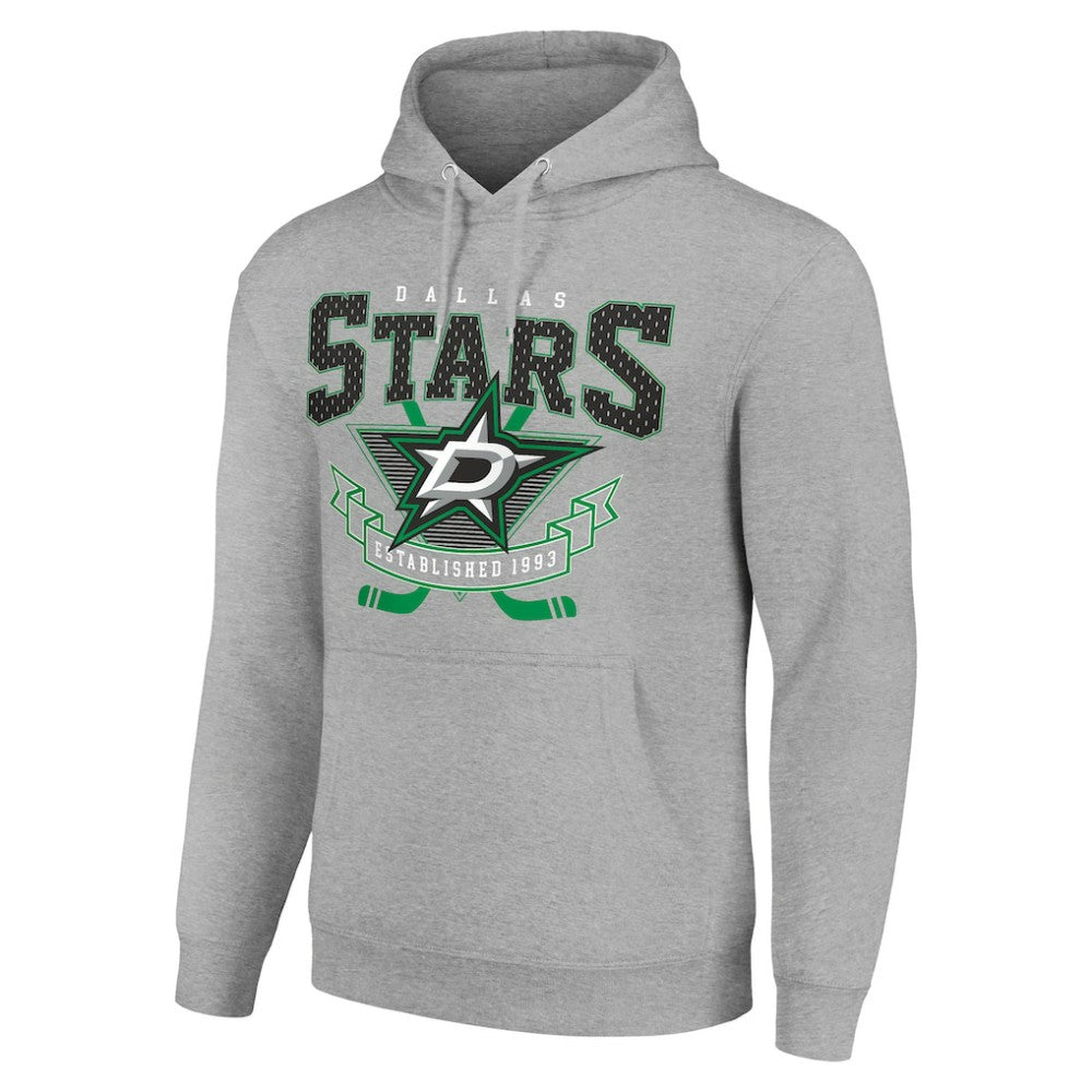 NHL Dallas Stars Starter Team Logo Graphic Fleece Tri-Blend Pullover Hoodie