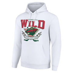 NHL Minnesota Wild Starter Team Logo Graphic Fleece Tri-Blend Pullover Hoodie