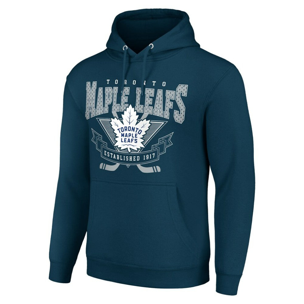 NHL Toronto Maple Leafs Starter Team Logo Graphic Fleece Tri-Blend Pullover Hoodie