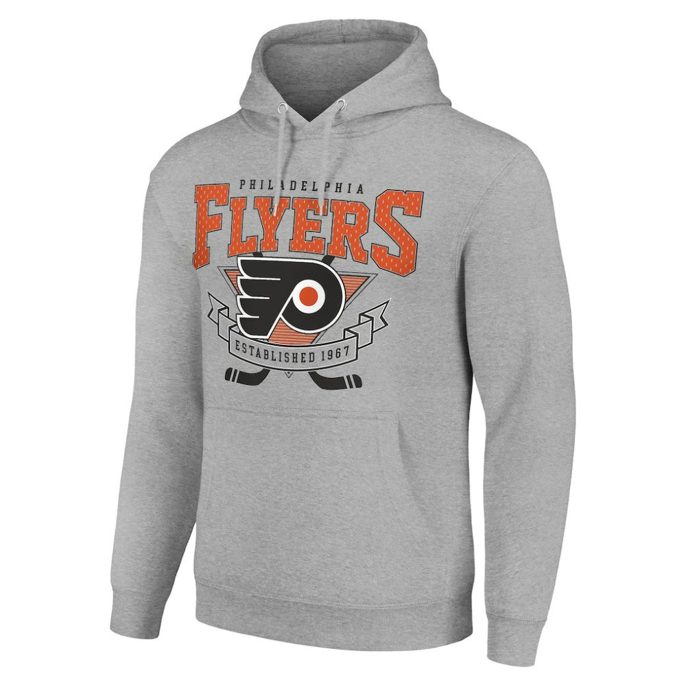 NHL Philadelphia Flyers Starter Team Logo Graphic Fleece Tri-Blend Pullover Hoodie