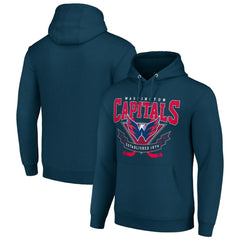 NHL Washington Capitals Starter Team Logo Graphic Fleece Tri-Blend Pullover Hoodie