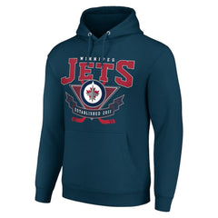 NHL Winnipeg Jets Starter Team Logo Graphic Fleece Tri-Blend Pullover Hoodie