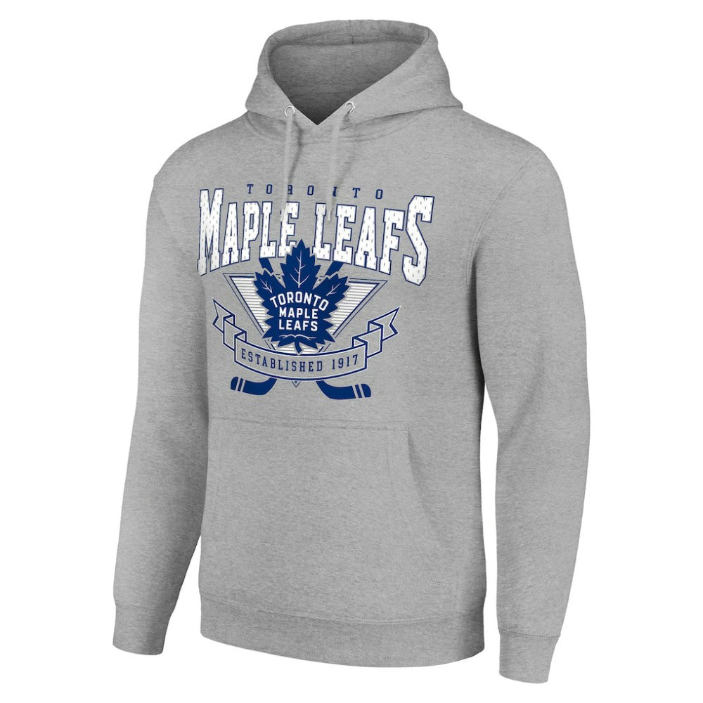 NHL Toronto Maple Leafs Starter Team Logo Graphic Fleece Tri-Blend Pullover Hoodie