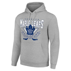 NHL Toronto Maple Leafs Starter Team Logo Graphic Fleece Tri-Blend Pullover Hoodie