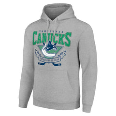 NHL Vancouver Canucks Starter Team Logo Graphic Fleece Tri-Blend Pullover Hoodie