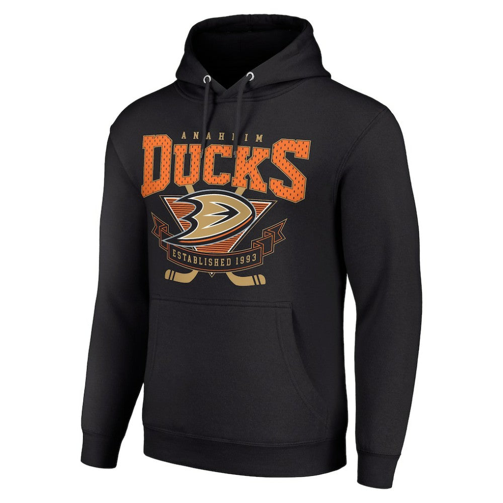 NHL Anaheim Ducks Starter Team Logo Graphic Fleece Tri-Blend Pullover Hoodie