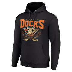 NHL Anaheim Ducks Starter Team Logo Graphic Fleece Tri-Blend Pullover Hoodie