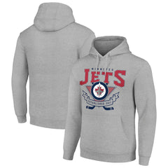 NHL Winnipeg Jets Starter Team Logo Graphic Fleece Tri-Blend Pullover Hoodie