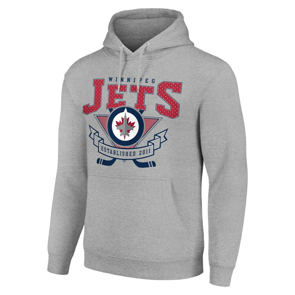 NHL Winnipeg Jets Starter Team Logo Graphic Fleece Tri-Blend Pullover Hoodie